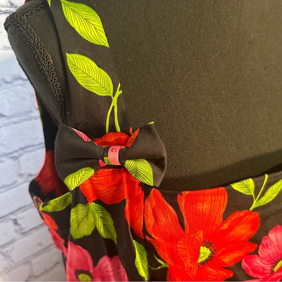 Spenser Jeremy Floral Retro Swing Dress 👗 Size 12 NWT Brand New - Picture 5 of 7